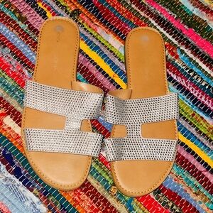 Big Buddha Rhinestone Sandals